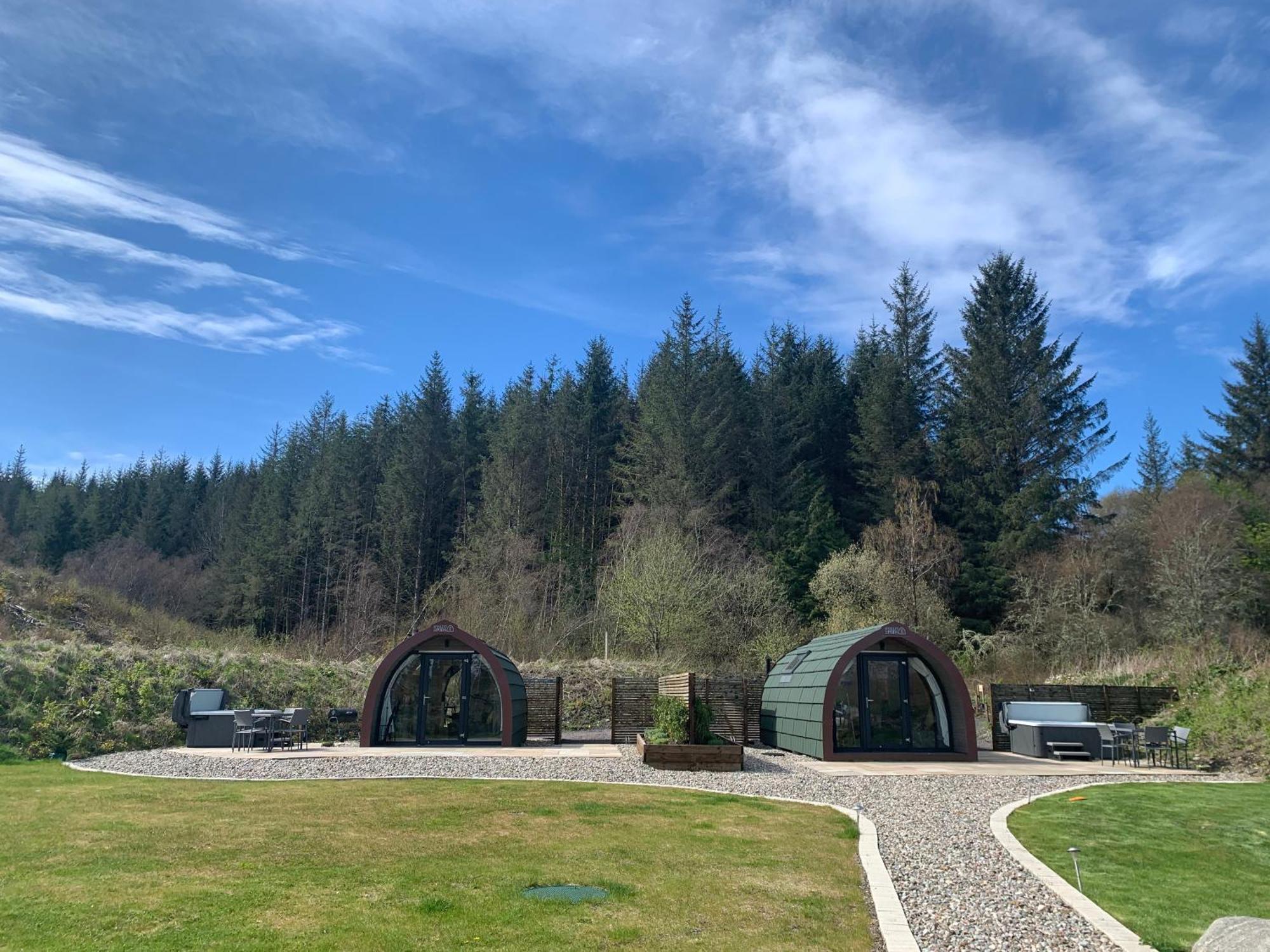 Red Squirrel Pod With Hot Tub Vila Oban Exterior foto